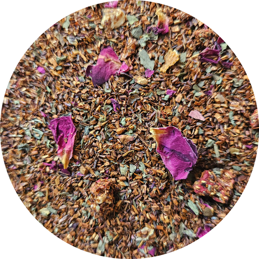 Fresa, limón, albahaca Rooibos 100gr 50 tazas