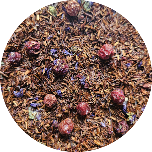 Grosella, frambuesa y granada Rooibos 100gr 50 tazas