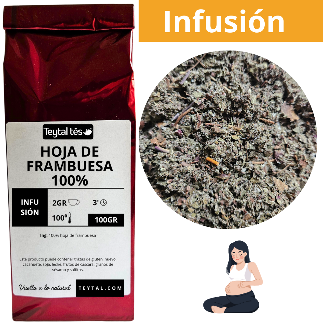 Hoja de FRAMBUESA Infusión 100% HOJA DE FRAMBUESA (Más amarga)