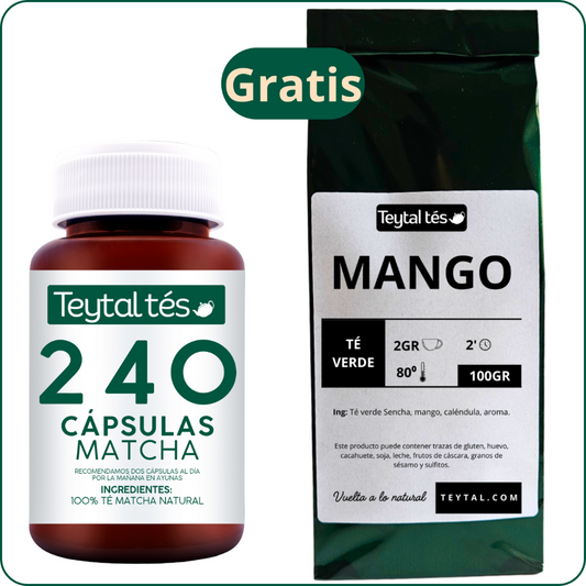 Cápsulas Matcha de Teytal Pérdida de peso